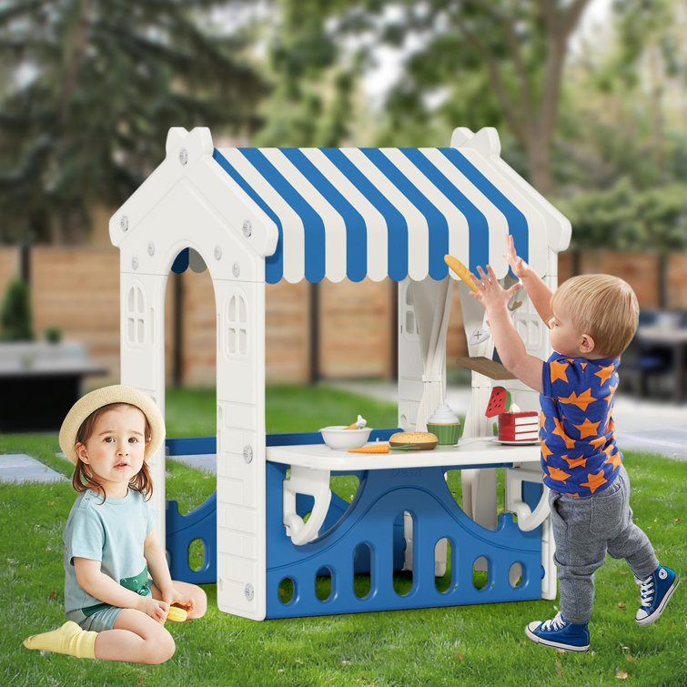 Plastic best sale playhouse outdoor